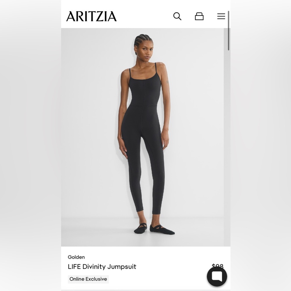 Aritizia Black Jumpsuit